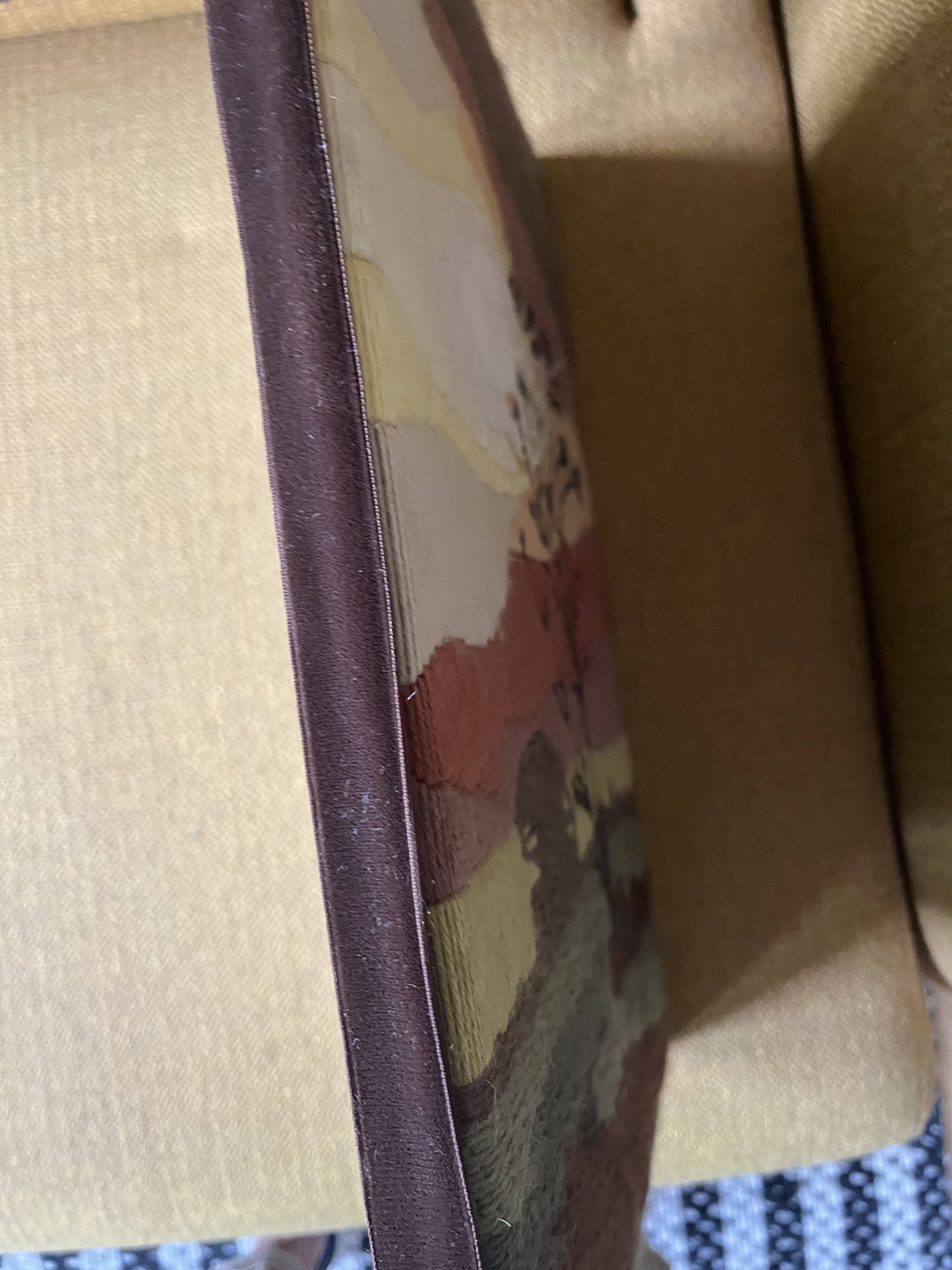 70's Tapestry Landscape Tree Silhouette