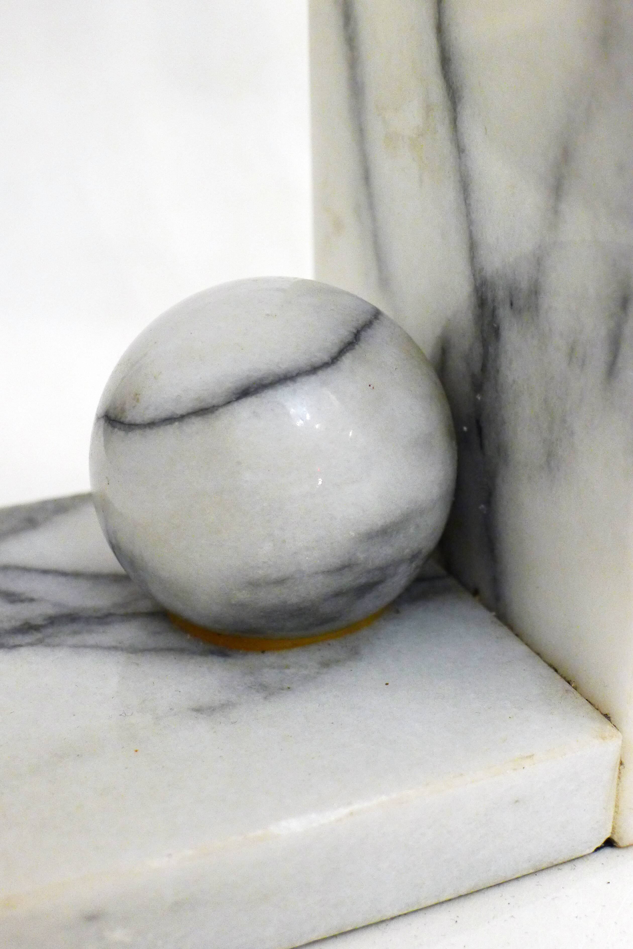 Pair of Marble Bookends