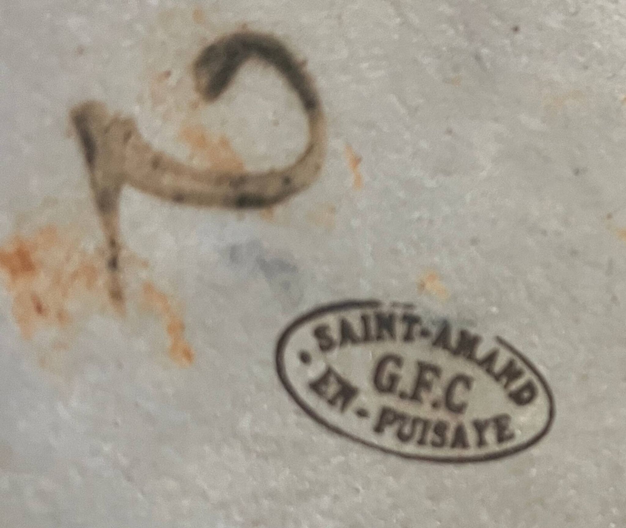 Saint Amand Vase in Puisaye "GFC"