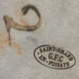 Vase Saint Amand en Puisaye "G.F.C."