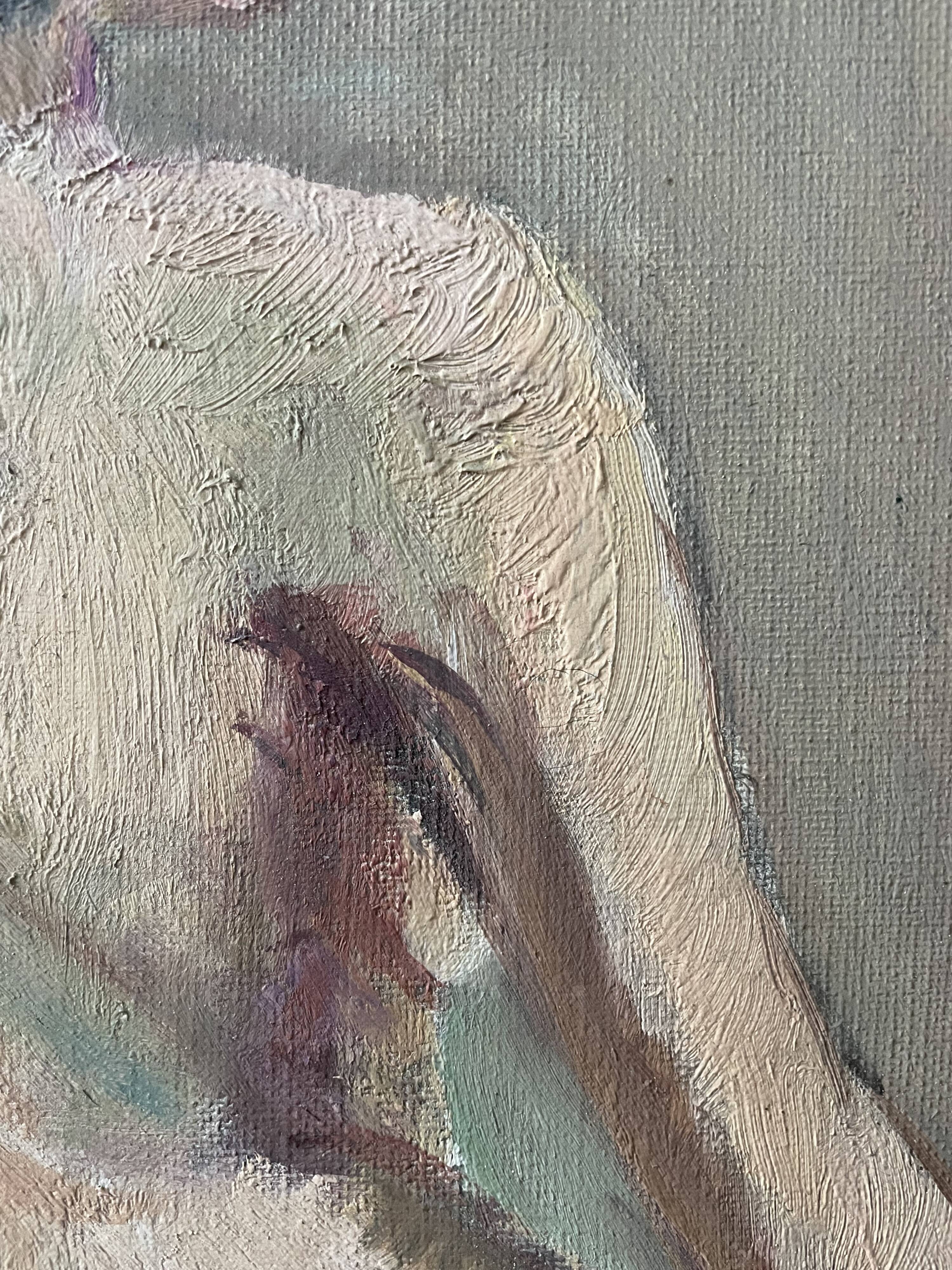 Oil painting on canvas,, circa 1930