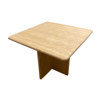 Travertine coffee table