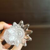 Salt and pepper design in pineapple shaped glass