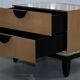 Cloud bedside tables by J Robert Scott with 14-carat gold veneer.