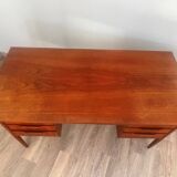 Scandinavian desk with 6 drawers from the 50s/60s