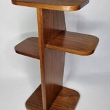 Art deco style solid wood bolster, 53 cm