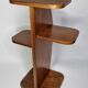 Art Deco style solid wood side table, 53 cm