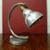 Modernist office lamp - patinated metal - ca 1950