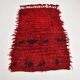 Tapis kilim turc rouge vin, petit format, 3 x 5, 100 x 162 cm