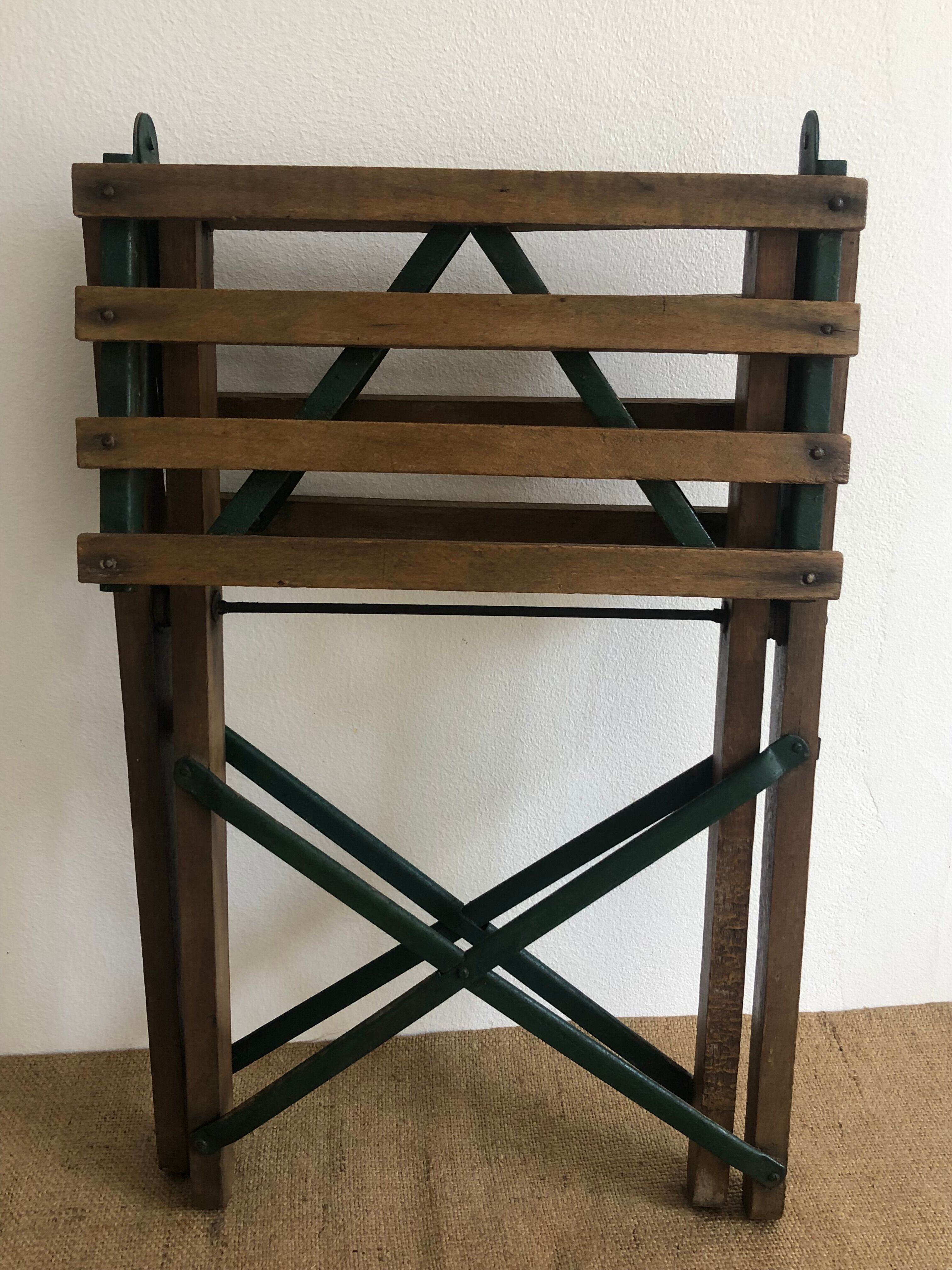 Folding stool of fisherman or painter