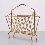 Brass Magazine holder Maison Baguès 1950s France