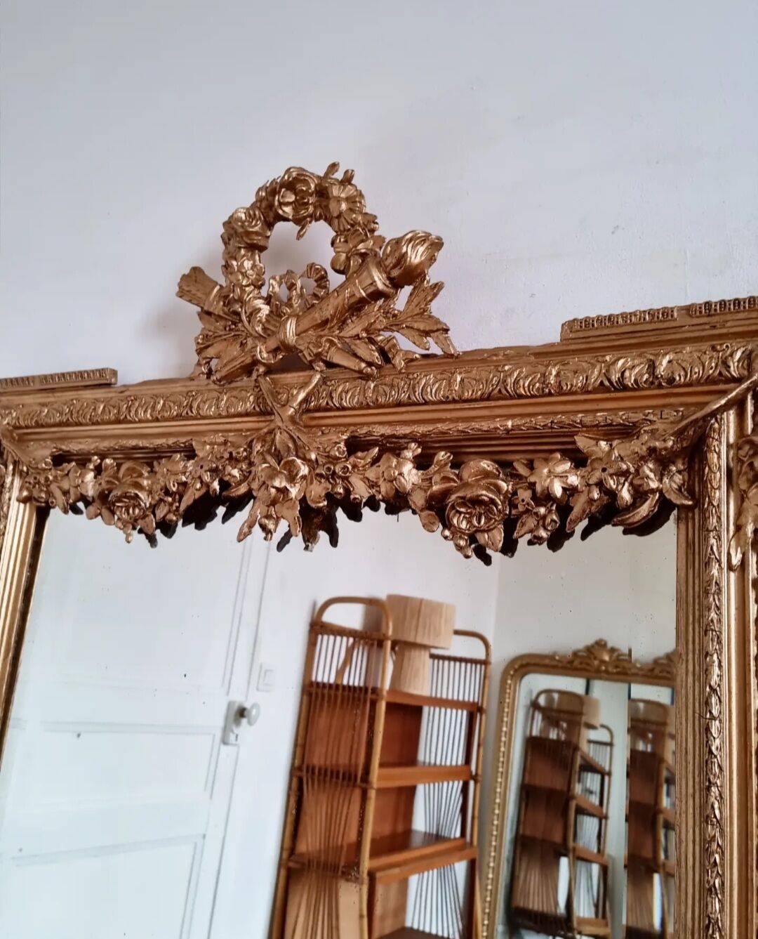 Old mirror Napoleon III