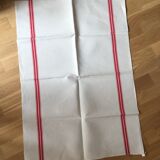 Set of six old tea towels