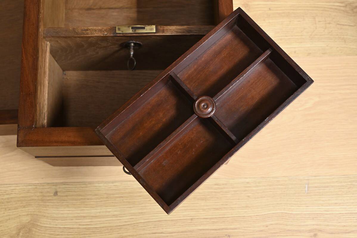 Mahogany Cylinder Desk, Restoration Period – Part 1 of the 19th Century