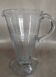 Elegant and refined Art Deco crystal ewer with a geometric design