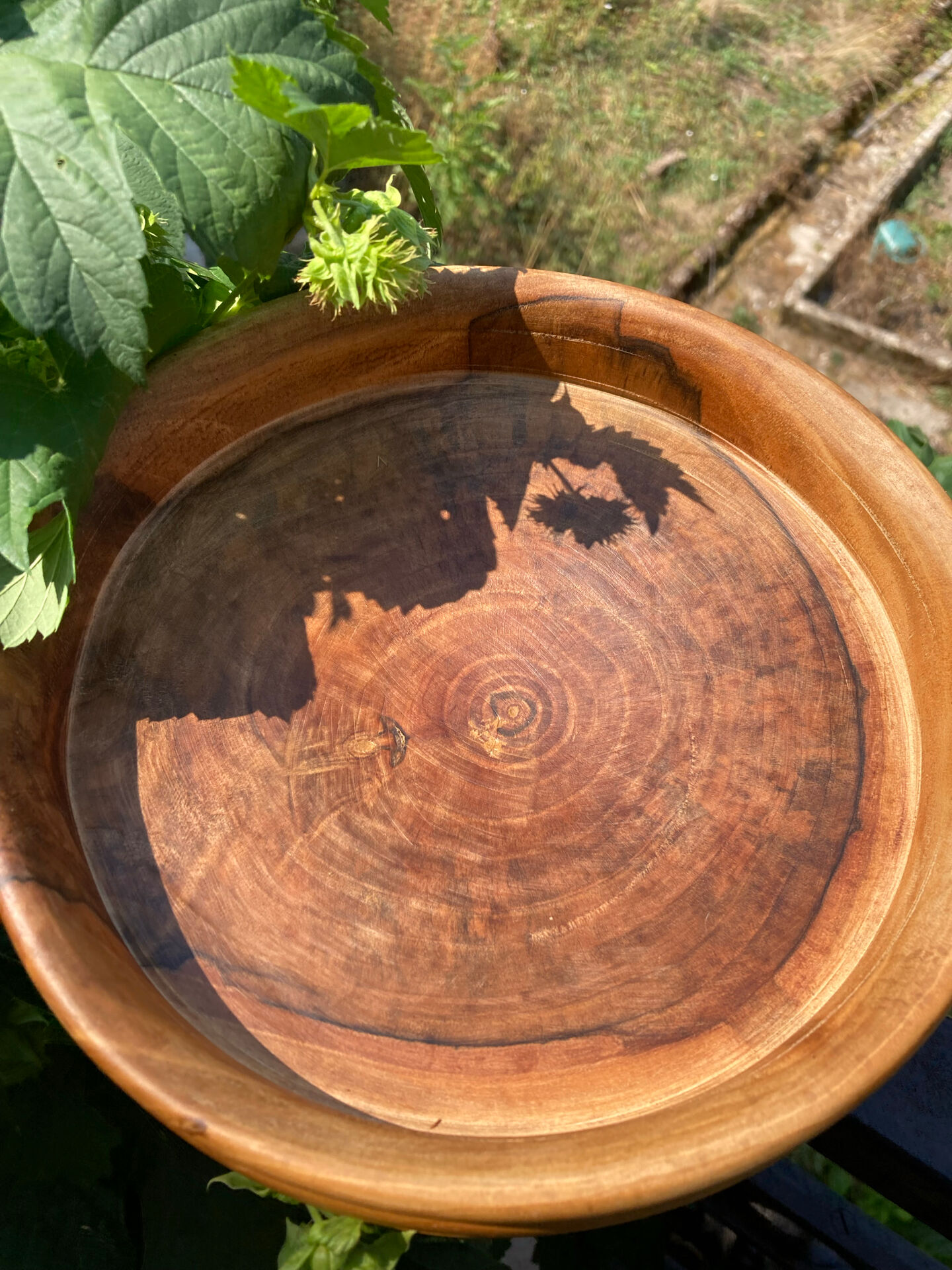 Bol en bois tourné artisanat Haut Marnais