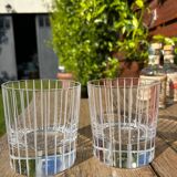 Duo crystal whiskey glasses JG Durand
