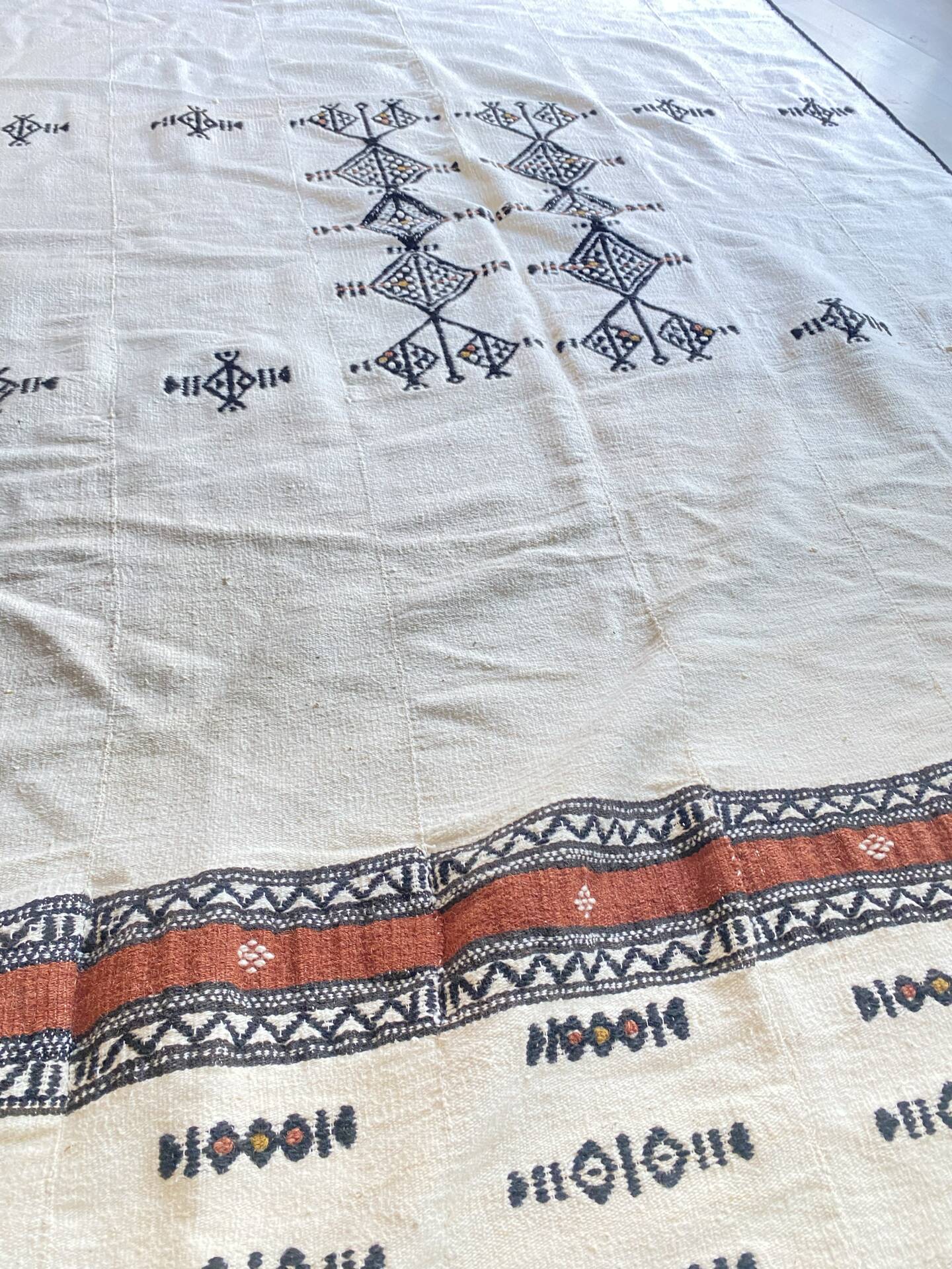 Cuverture plaid antique peul