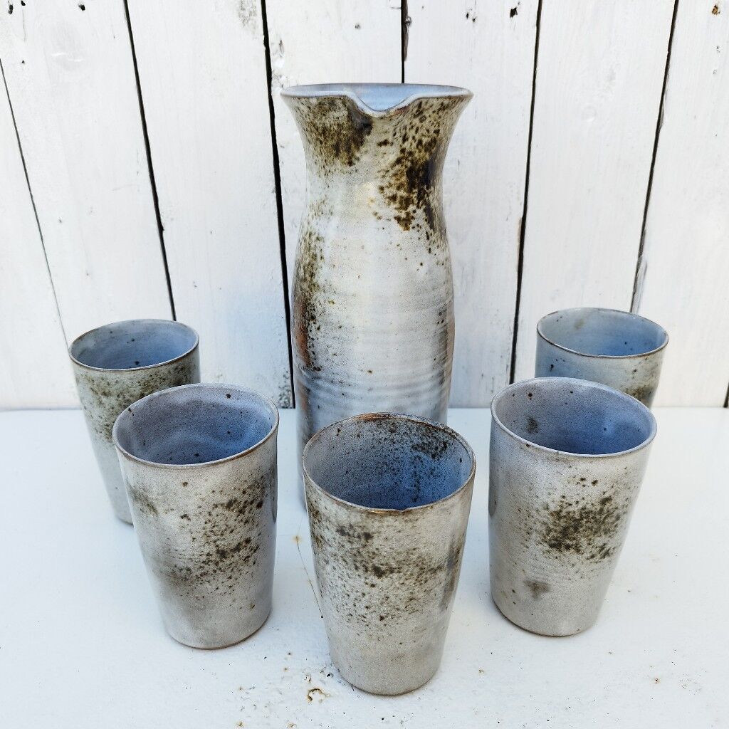 Service orangeade ceramic Chantal and Thierry Robert