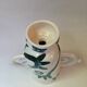 Handcrafted anthropomorphic ceramic vase