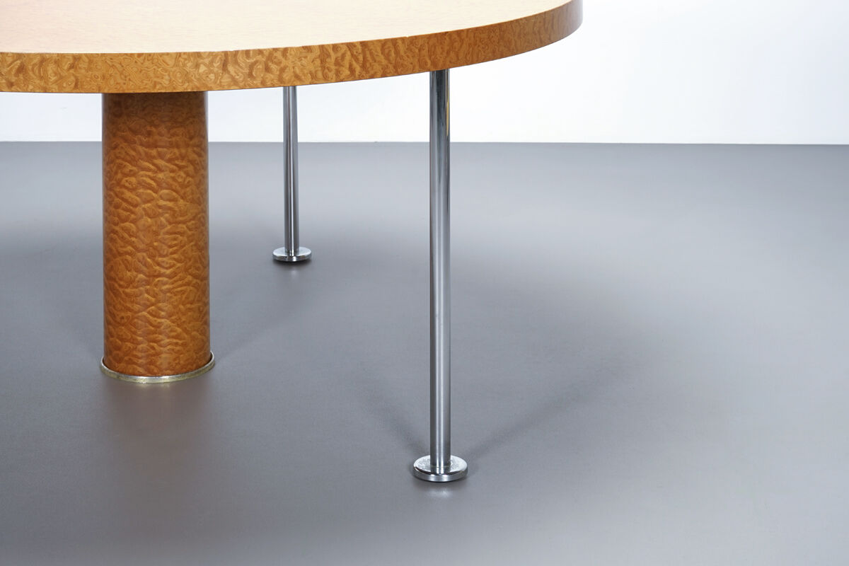 Table Ospite large model of Ettore Sottsass for Zanotta circa 1980