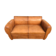 Canapé club cuir art déco convertible
