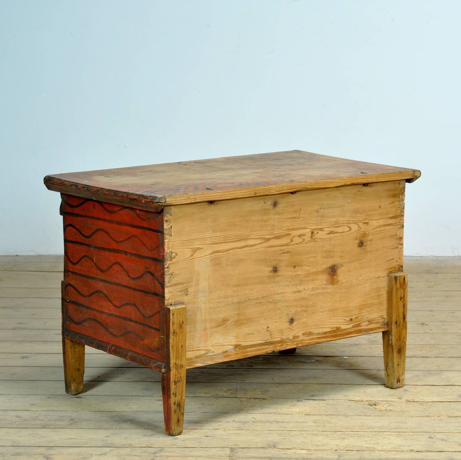 Folk art wedding chest, circa 1870