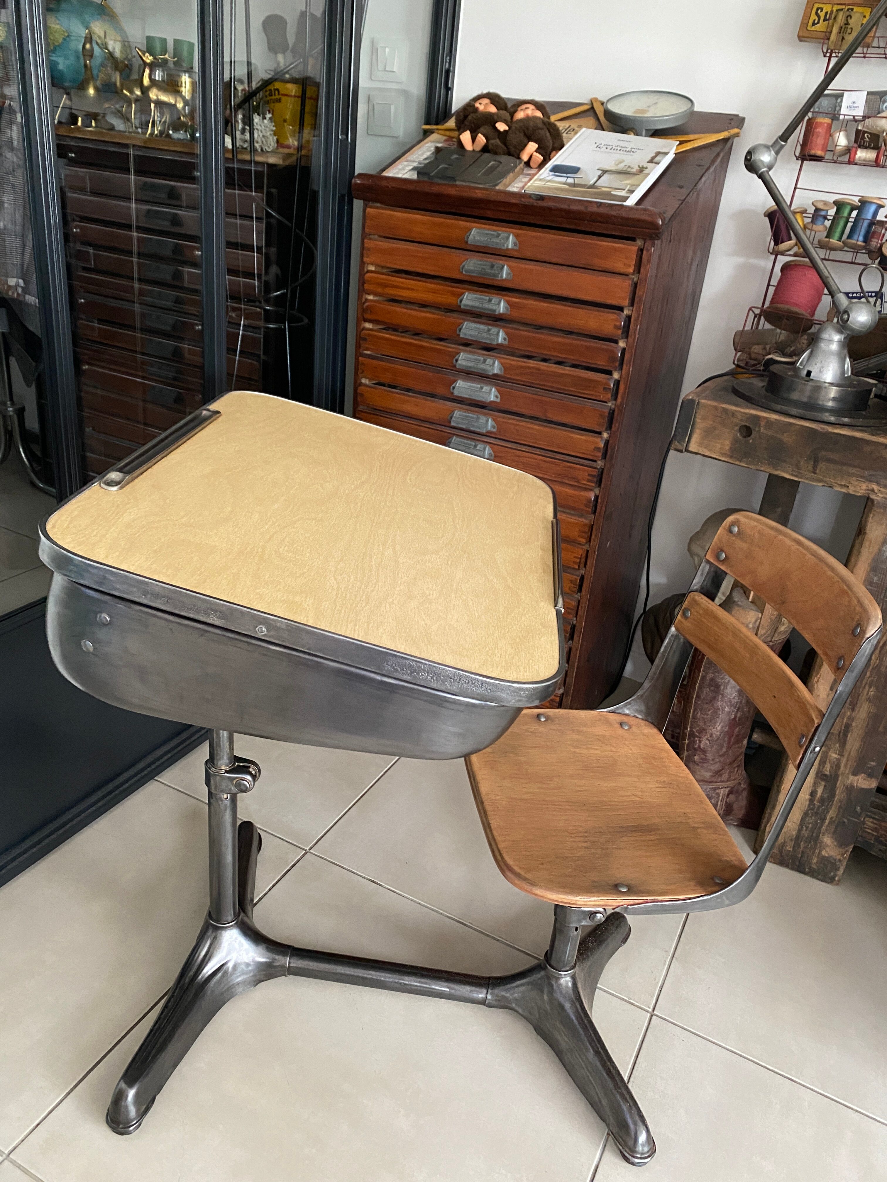 Vintage American school desk
