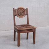 6 chaises de salle à manger en chêne déco