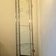 Chrome metal wall coatrack 1960