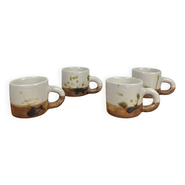 Set de 4 tasses à café/ thé  ''La Colombe'', 1950/60