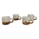 Set de 4 tasses à café/ thé  "La Colombe", 1950/60