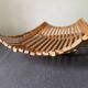 70s bamboo fruit basket