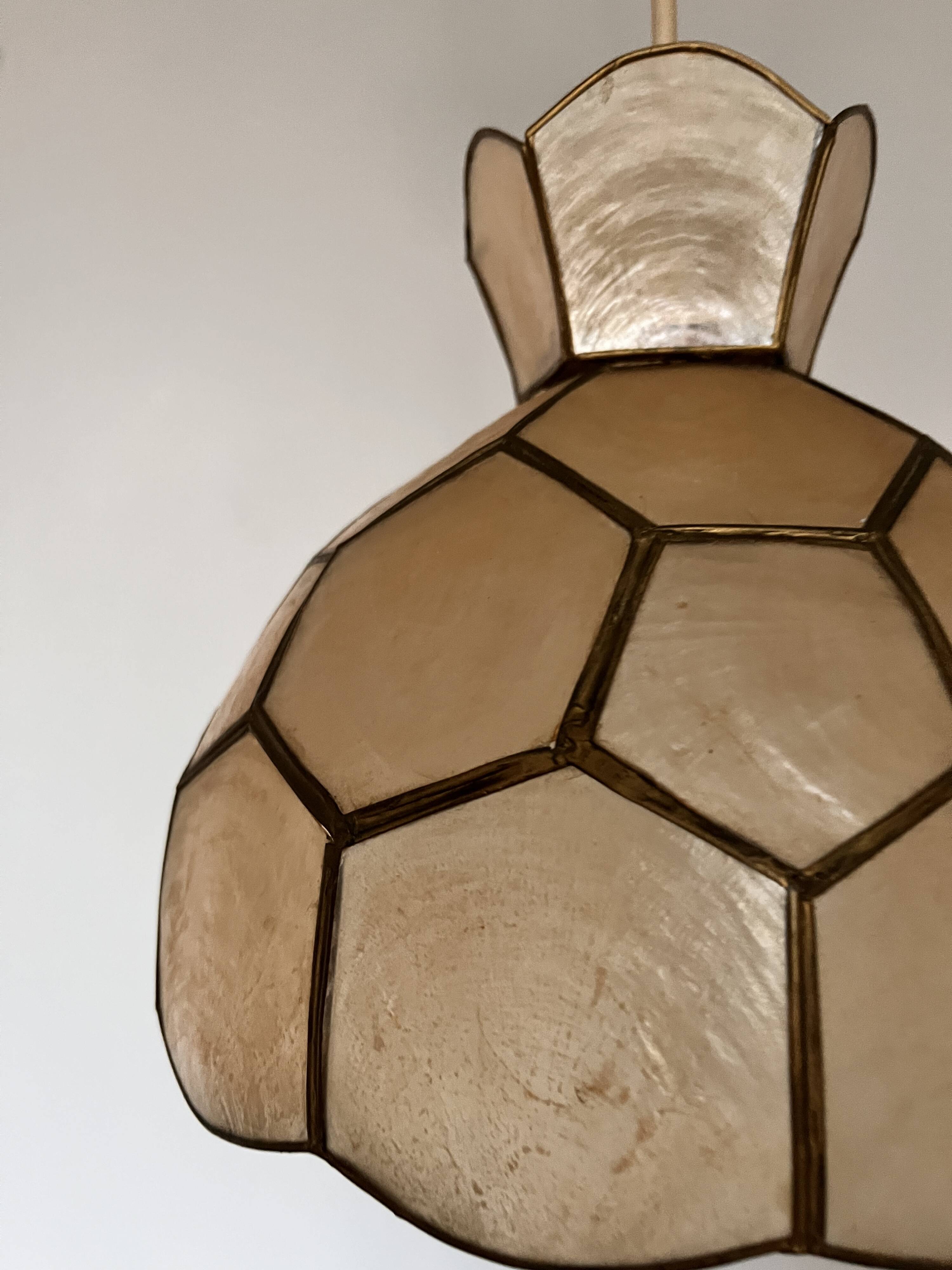 Mother-of-pearl suspension