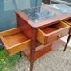 Bedside console old marble top Louis XVI style