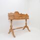 Antique English Pine 2 Drawer Desk - 1950s