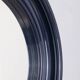 Vintage 1970s Italian design blue plastic wall mirror