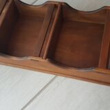 Handcrafted wooden spice rack 56 cm high