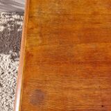 Table or desk, golden honey, curved legs