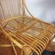 Bureau Louis Sognot et sa chaise en rotin