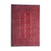Tapis Ziegler traditionnel en laine rouge - 164x237cm