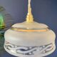 Vintage frosted glass lampshade pendant lamp