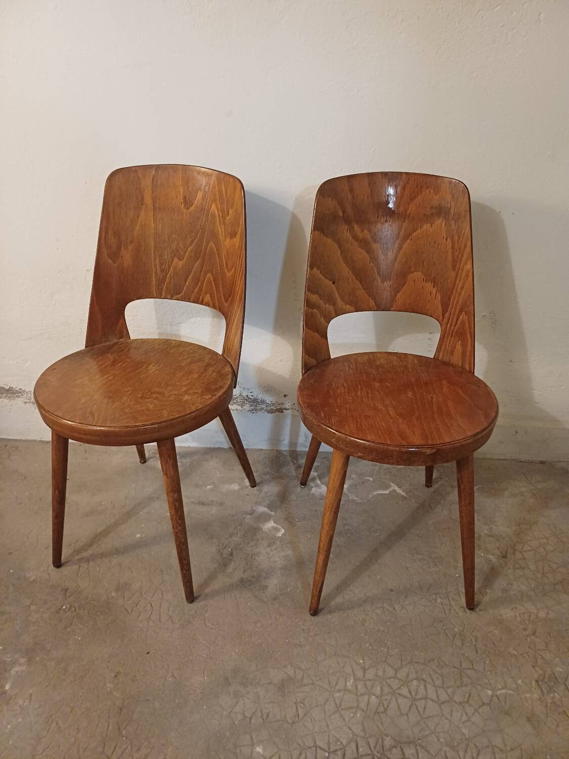 Pair of Baumann Mondor chairs