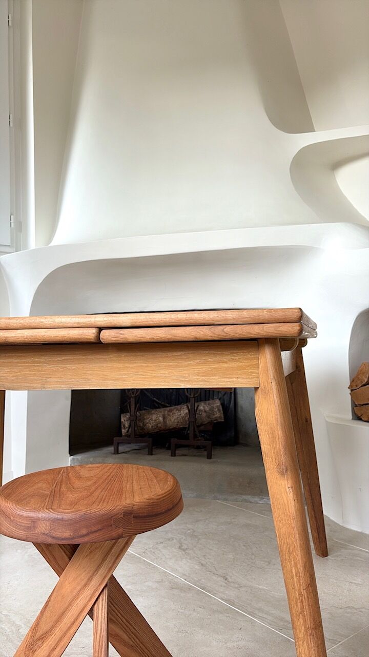 Oak table with extensions