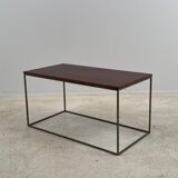 Contemporary teak side table or end table