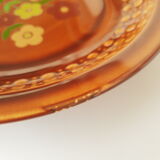 Assiette creuse fleurs tulowice vintage