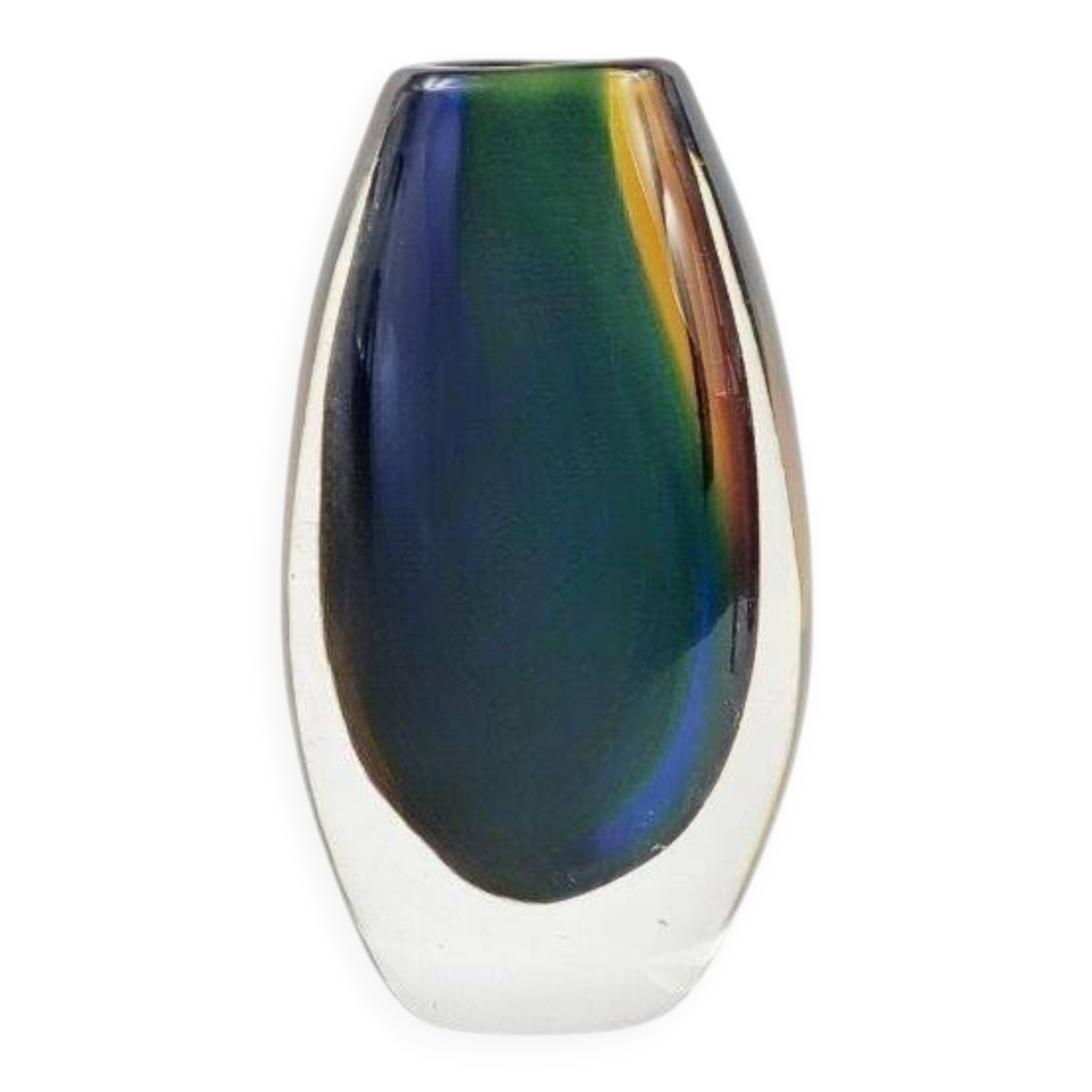 Mid-Century Art Glass Vase by Vicke Lindstrand for Kosta, Sweden, 1970s