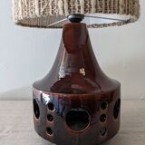 Glazed ceramic floor lamp from the 60s/70s