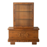 Vitrine Art Déco 2 corps, années 1920