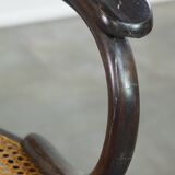 Very charming, elegant, vintage bentwood design bistro chair with comfortable armrests